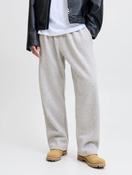 Jack &amp; Jones Bradley Wide Leg Sweatpants in Light Grey Melange image