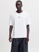 Jack &amp; Jones Club Back Print T-Shirt in White image