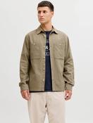 Jack &amp; Jones Rayle Linen Blend Shirt in Light Green image