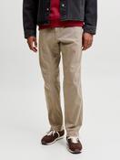 Jack &amp; Jones Relaxed Fit Drawstring Trousers in Beige image