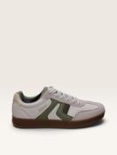 Tommy Bowe Shoes Burwett Trainer in White with Khaki image
