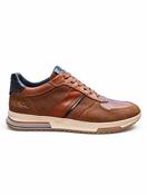 Lloyd &amp; Pryce Deaves Leather Trainer in Umber image