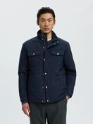 Selected Mattis Padded Jacket in Sky Captain image
