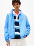 Tommy Jeans Collar Logo Water Repellent Zip-Thru Jacket - Blue image