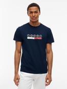 Tommy Jeans DNA Play Slim Fit T-Shirt in Dark Blue image