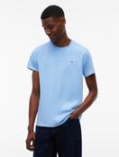 Tommy Jeans Flag Embroidery Extra Slim Jersey T-Shirt in Blue image