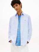 Tommy Jeans - Regular Fit Flag Embroidery Oxford Shirt - Light Blue image