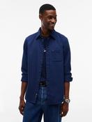 Tommy Jeans Regular Fit Flannel Shirt in Dark Blue image