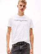 Tommy Jeans - Linear Logo Embroidery T-Shirt - White