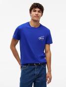 Tommy Jeans Signature Chest T-Shirt in Dark Blue image