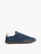 Tommy Jeans Suede Low Profile Trainers in Navy image