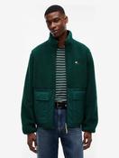 Tommy Jeans Teddy Fleece Jacket in Velvet Green image