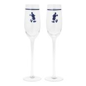 DISNEY MONO GLASS CHAMPAGNE FLUTES (Set of 2) image
