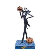 THE NIGHTMARE BEFORE CHRISTMAS JACK with PUMPKINS FIGURINE image