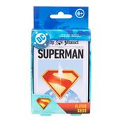 SUPERMAN PLAYING CARDS IN EMBOSSED TIN image