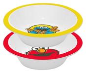 SESAME STREET VINTAGE KIDS CEREAL BOWLS 2 PACK image