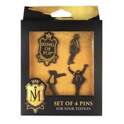 MICHAEL JACKSON SET OF 4 PINS