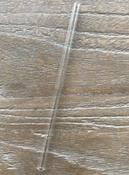 Glass Straw (1 unit) - Short &amp; Straight