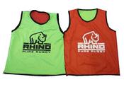 Reversible Training Bibs (Set of 5) - Red &amp; Green / Youth