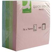 Q Connect Quick Note Cube 76x76mm 400 Sheets Pastel image