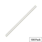 Durable Spinebar A4 6mm White Pack of 100 2901/02 image