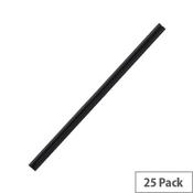 Durable Spinebar 12mm A4 Black Pack of 25 image