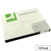 Vertical Suspension File Tabbed A4 Pack of 10 Q-Connect KF21017 image