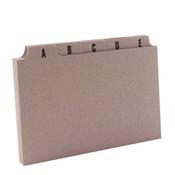 Q-Connect Guide Card A-Z Buff Pack of 25