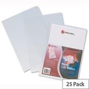 Rexel Nyrex Twin Wallet With 2 Inside Pockets A4 Clear Pack 25