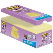 Post-it 76 x 76mm Super Sticky Z-Notes Super Strong Canary Yellow 20 Pads/Pack and 100 Sheets/Pad image