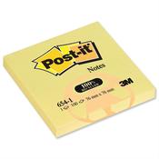 Post-it Recycled Notes 76x76mm Canary Yellow Pad of 100 Pack 12 image