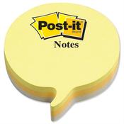 Post-it Speech Bubble Notes Pad of 225 Sheets Yellow and Grey Ref 2007SP 534462 image
