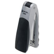 Rexel Centor Half Strip Stapler Vertical 65mm Throat Capacity 20 Sheets Silver/Black image