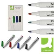 Q-Connect Dry Wipe Marker Assorted Pack of 10 KF00880 image