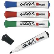 Nobo Glide Dry Wipe Marker Assorted Pack of 4 1902096 image