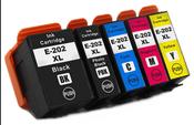 Epson 202XL Series BK/PBK/C/M/Y Ink Cartridges (5-PACK) image