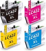 Brother LC422XL (4-PACK) - HIGH CAPACITY image