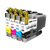 DCP-J1200W Compatible LC 424 High Capacity Cartridges Multipack - 4 Cartridges image