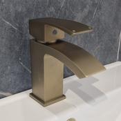 Waterfall Brushed Brass Tap image