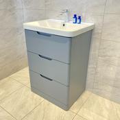 Grey Matt Floor Vanity Unit (KY-0022)