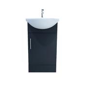 Dark-Grey Floor Vanity Unit (KY-045) image