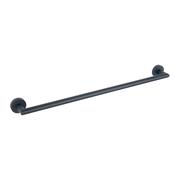 Melbourne Matt Black Single Towel Rail image