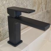 Square Basin Mixer Matt Black image