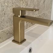 Square Basin Mixer Brass image