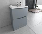 Iona Slim Floor Unit Light Grey 60CM