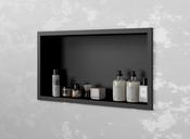 Black Shower Niche 300 x 600