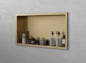 Brushed Brass Shower Niche 300 x 600