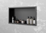 Gunmetal Shower Niche 300 x 600