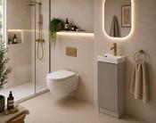 Flauto Mini 450 Cloakroom - Soft Coffee