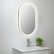 Martha Brushed Brass LED Mirror 500 x 800 image